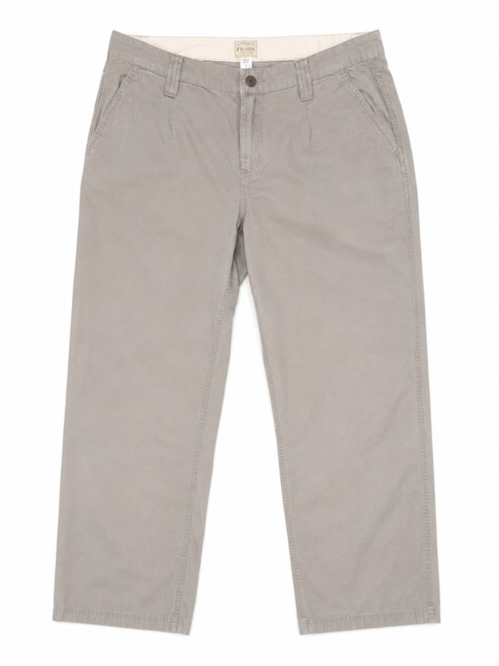 Filson Women’s Utility Pants Size 8 Taupe Gray Straight Leg Workwear 30W 30L